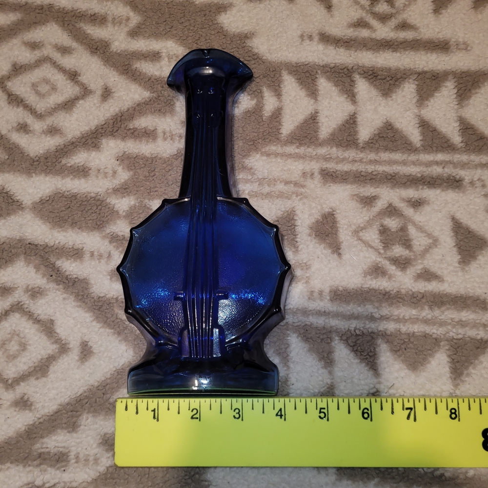 Elegant Blue Glass Vase